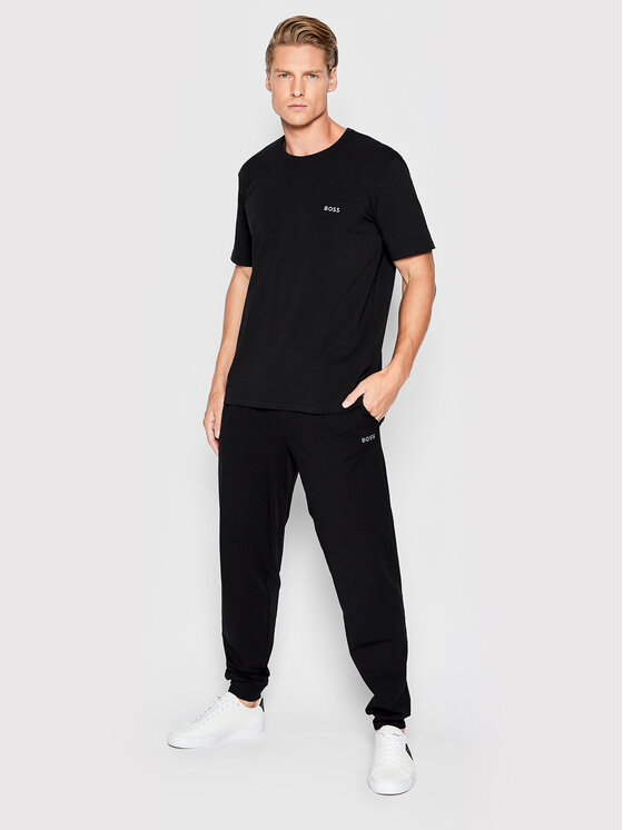 BOSS Boss Majica Mix&Match 50469550 Črna Relaxed Fit