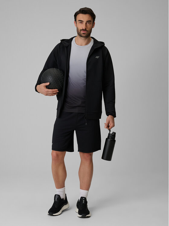 4F 4F Szorty sportowe NO LIMITS Czarny Regular Fit