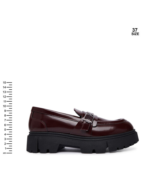Calvin Klein Calvin Klein Čevlji brez vezalk V4A4-83429-0822 D Bordo rdeča