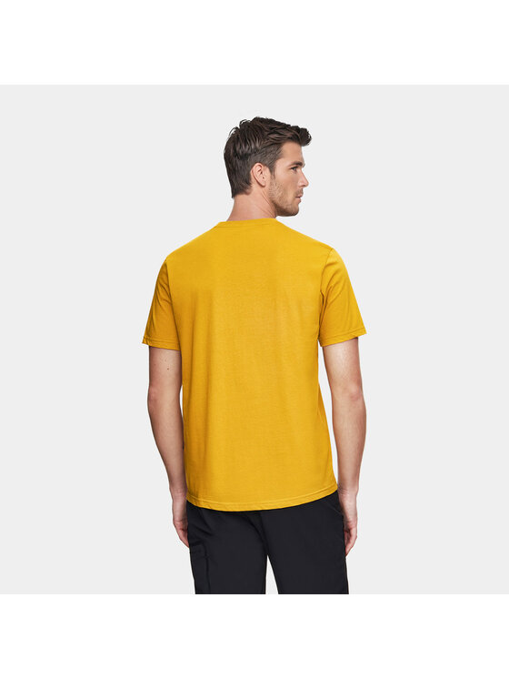Alpinus Alpinus T-Shirt Skrzyczne Żółty Regular Fit