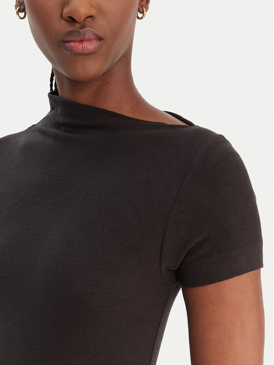 Guess Guess Bluse W6RP16 KD012 Schwarz Regular Fit