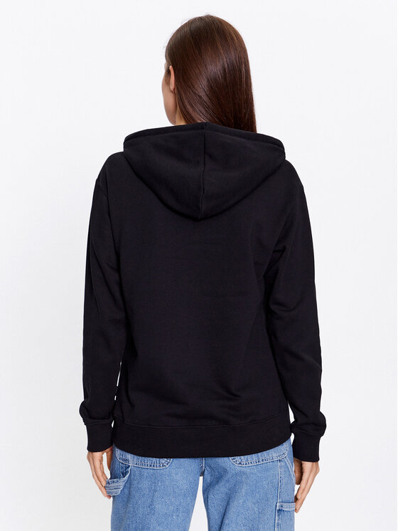 Vans Vans Majica dugih rukava Flying V Bff Hoodie Emea VN00046Y Crna Regular Fit