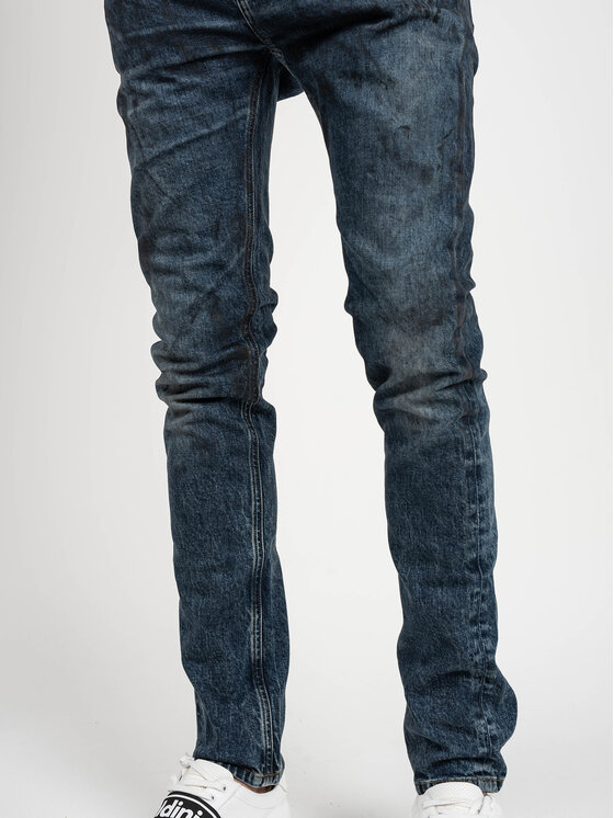Les Hommes Les Hommes Jeansy LKD320 512U | 5 Pocket Slim Fit Jeans Modrá Slim Fit