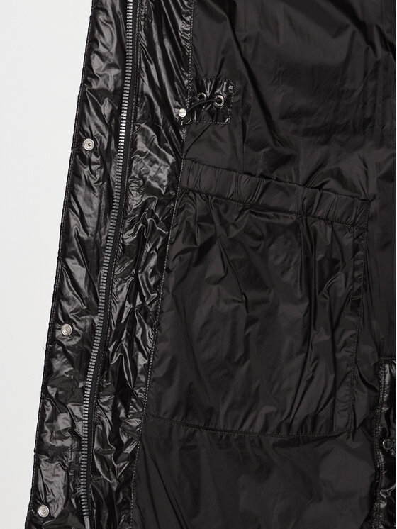 Woolrich Woolrich Pehelykabát Aliquippa Long CFWWOU0926FRUT3085 Fekete Regular Fit