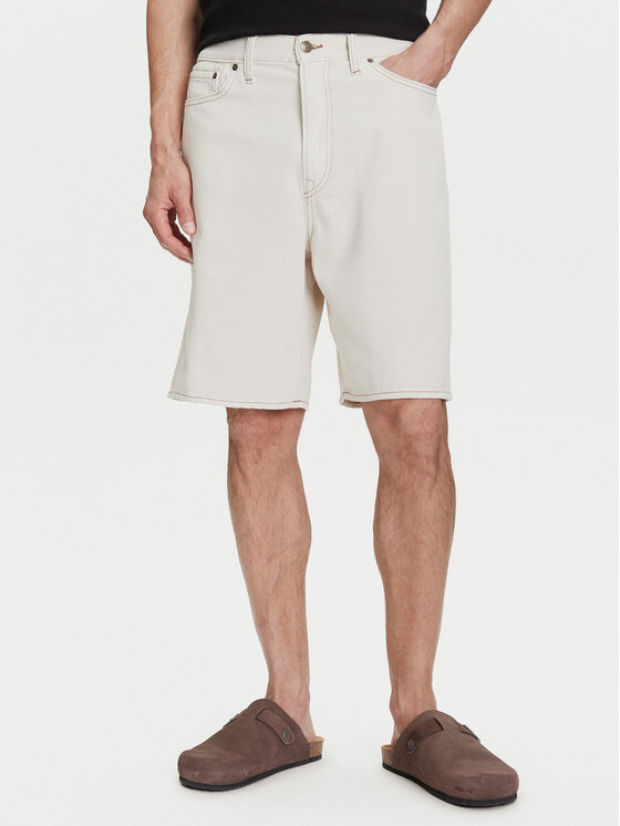 Gap Pantaloncini di jeans 781609 Beige Loose Fit, taglia : 29