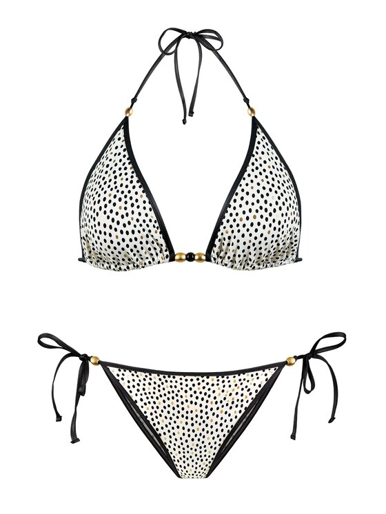 Miss Lou Miss Lou Bikini ML003 Bianco