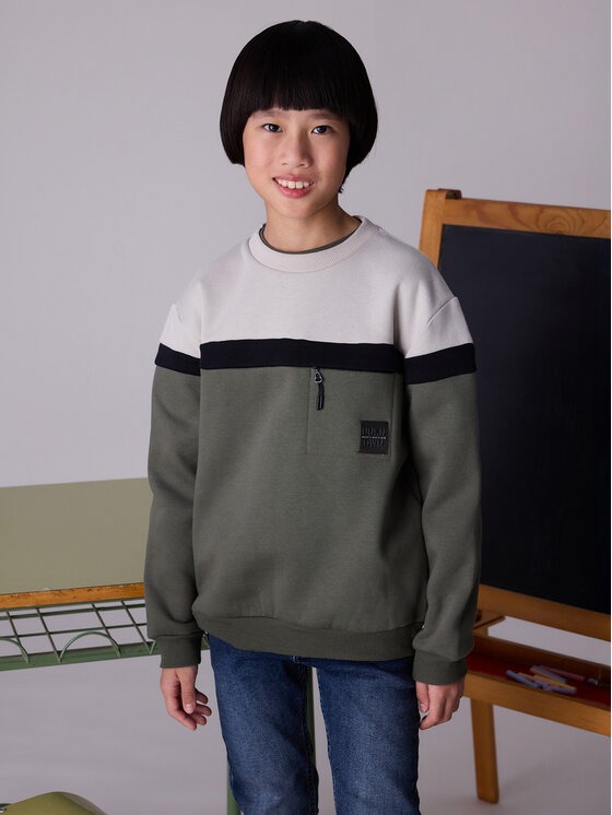 Mayoral Mayoral Felpa 7406 Verde Regular Fit