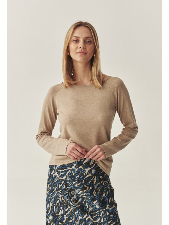 TATUUM Tatuum Sweter BROOKE Beżowy Classic Fit