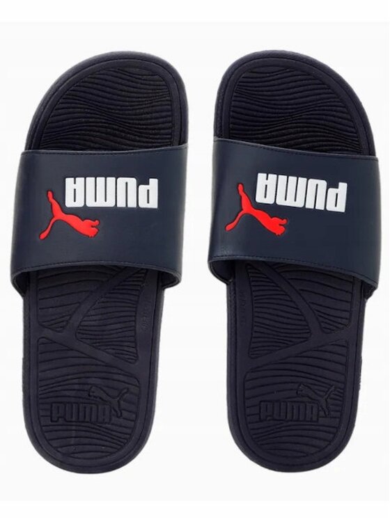 Puma Puma Klapki 389110 Granatowy