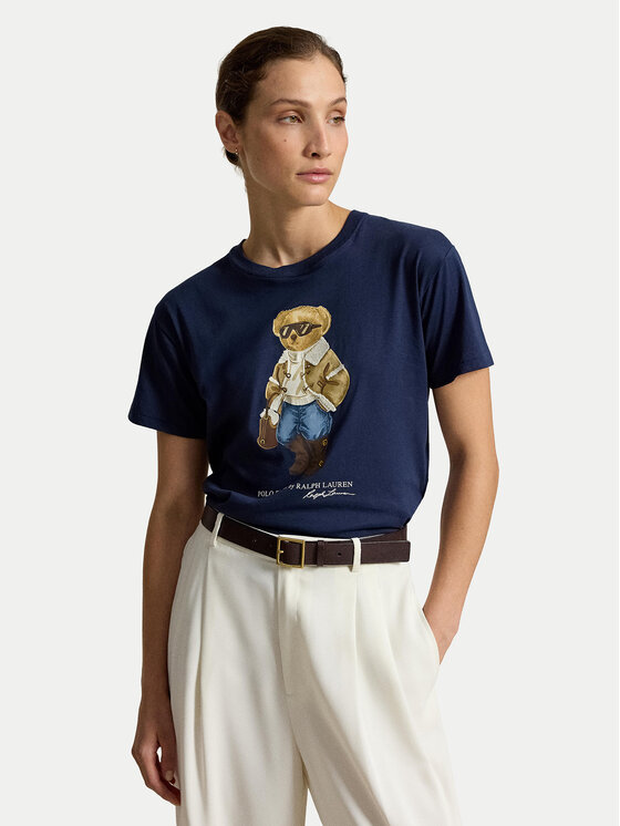 Polo Ralph Lauren Polo Ralph Lauren Majica 211B23863001 Mornarsko modra Regular Fit