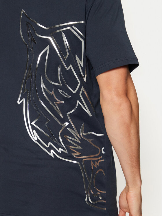 Plein Sport Plein Sport Tričko AADC MTK7913 STE003N Tmavomodrá Regular Fit