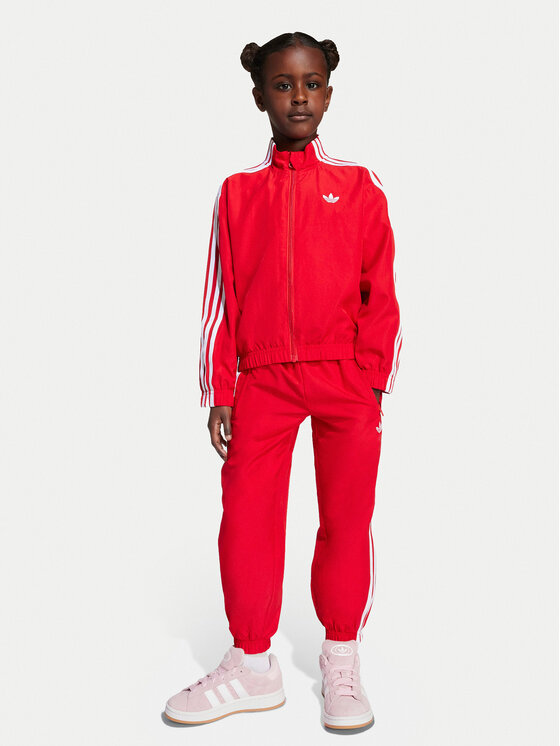 adidas adidas Tepláková souprava Woven KC5052 Červená Loose Fit