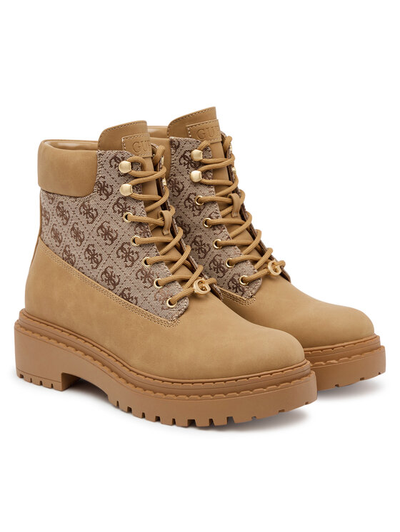 Guess Guess Trapery FLTLEA FAL10 Brązowy