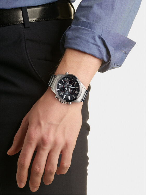 Casio Casio Ρολόι Edifice ECB-30D-1AEF Ασημί