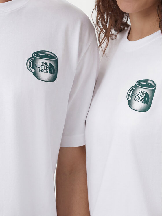 The North Face The North Face Тишърт NF0A8JAA Бял Relaxed Fit
