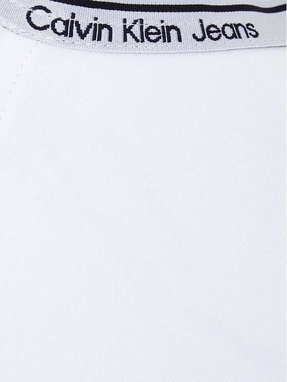 Calvin Klein Jeans Calvin Klein Jeans Top Logo Tape IG0IG02436 Bianco Slim Fit