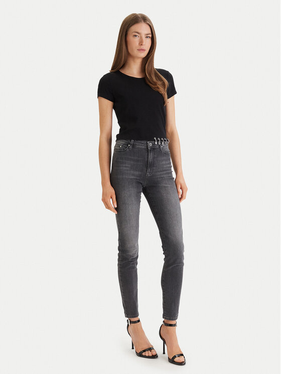 Guess Guess Majica W6GP11 K2933 Črna Regular Fit