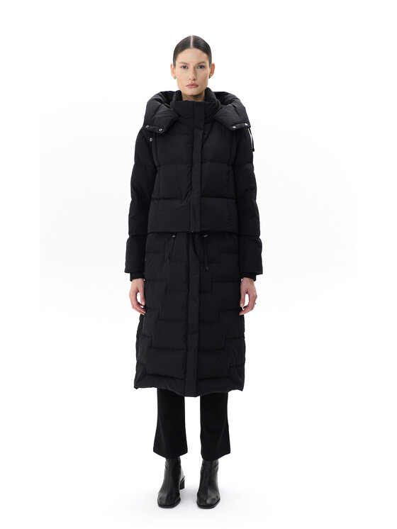 Tiffi Tiffi Kurtka damska TIMES Czarny Regular Fit