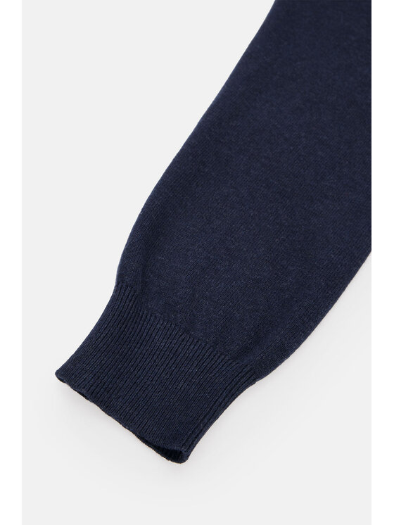 Lancerto Lancerto Sweter Lenny SW073223000034 Granatowy Regular Fit