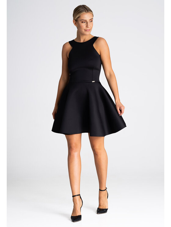 FIGL FIGLFIGL Vestito M973 Nero Regular Fit