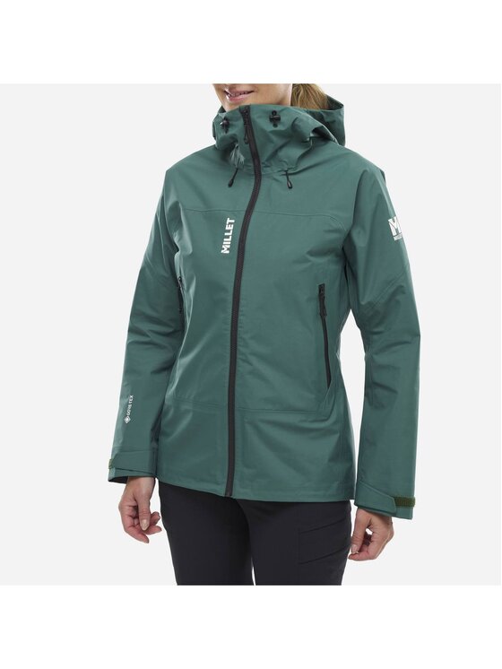 Millet Millet Kurtka przeciwdeszczowa Kamet Gtx Jkt W Zielony Active Fit