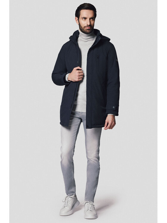 Lancerto Lancerto Kurtka zimowa Thurston KU073224000010 Granatowy Regular Fit
