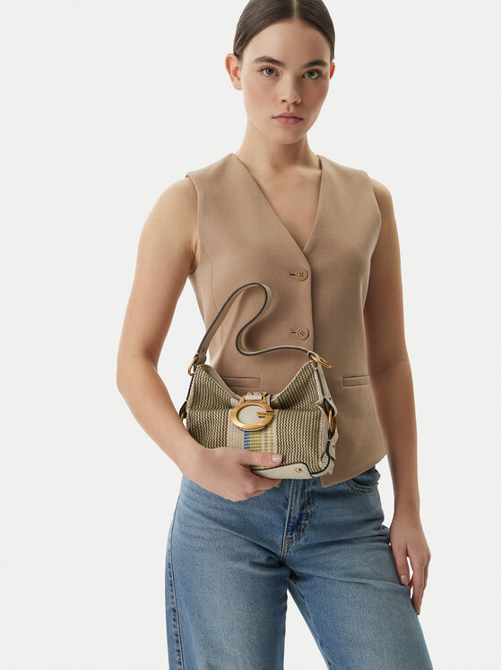 Guess Torebka Camden Mini HWAB93 08720 Beżowy