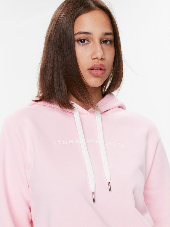 Tommy Hilfiger Tommy Hilfiger Світшот Frosted WW0WW38856 Рожевий Regular Fit