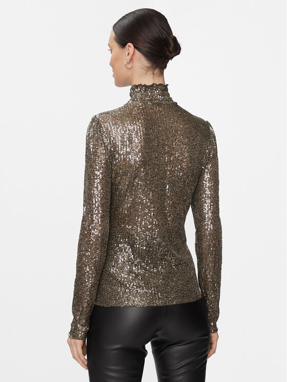 Bruuns Bazaar Bruuns Bazaar Блузка Aniqa BBW3588 Сірий Slim Fit
