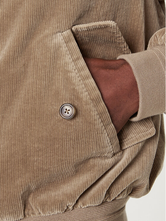 Gant Gant Bomber jakna Corduroy 7006547 Rjava Regular Fit