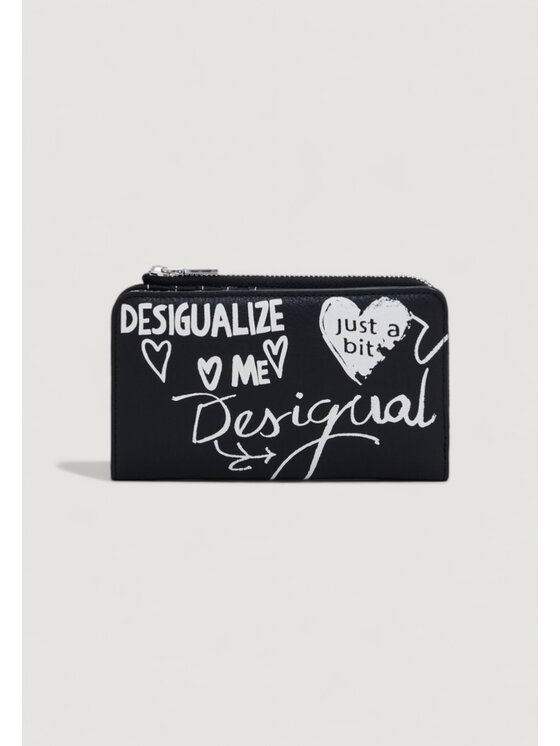 Desigual Desigual Μεγάλο Πορτοφόλι Γυναικείο MONE_SESHAT EMMA 2.0 Μαύρο