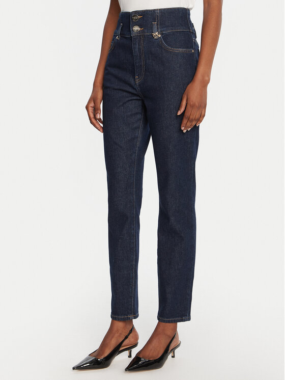 PINKO PINKO Traperice Scarlet 105718 A2UP Tamnoplava Slim Fit