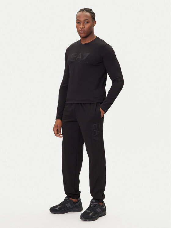 EA7 Emporio Armani EA7 Emporio Armani Hosszú ujjú 7M000900 AF10373 UC001 Fekete Regular Fit