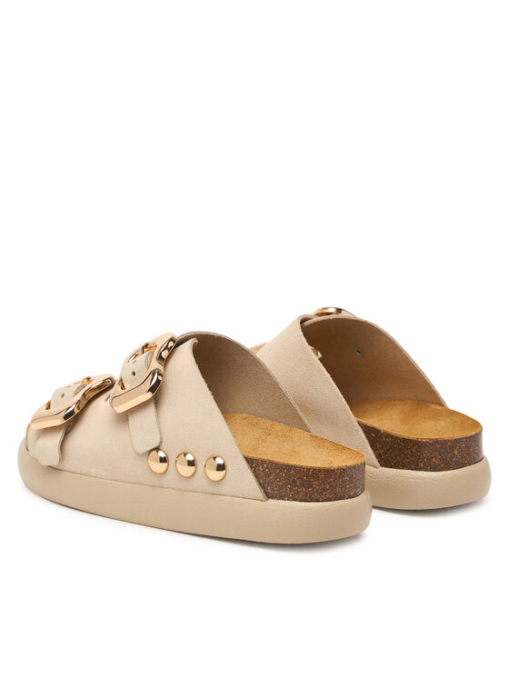 Scholl Scholl Plätud Flora 2 Straps Chunky F00812 Helebeež