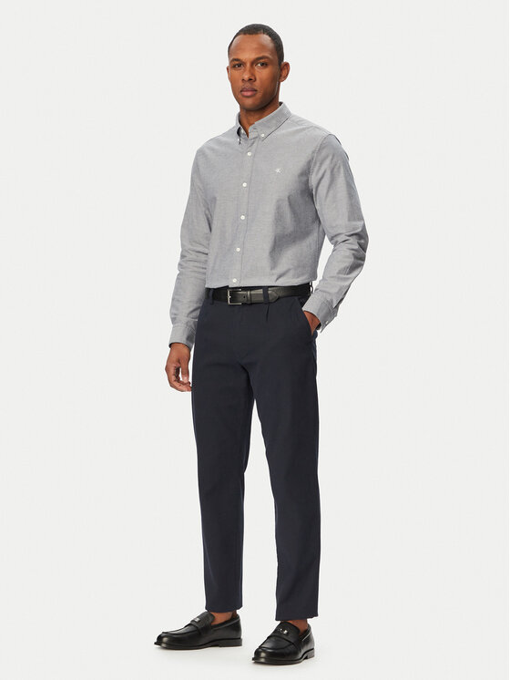 Calvin Klein Calvin Klein Риза LV140EM125 Тъмносин Regular Fit