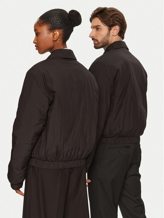 AMI PARIS AMI PARIS Átmeneti kabát HJK034.PA0009 Fekete Regular Fit