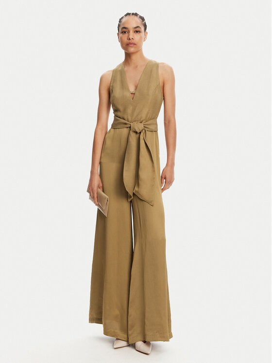 TWINSET TWINSET Salopetă 251TT2272 Bej Regular Fit