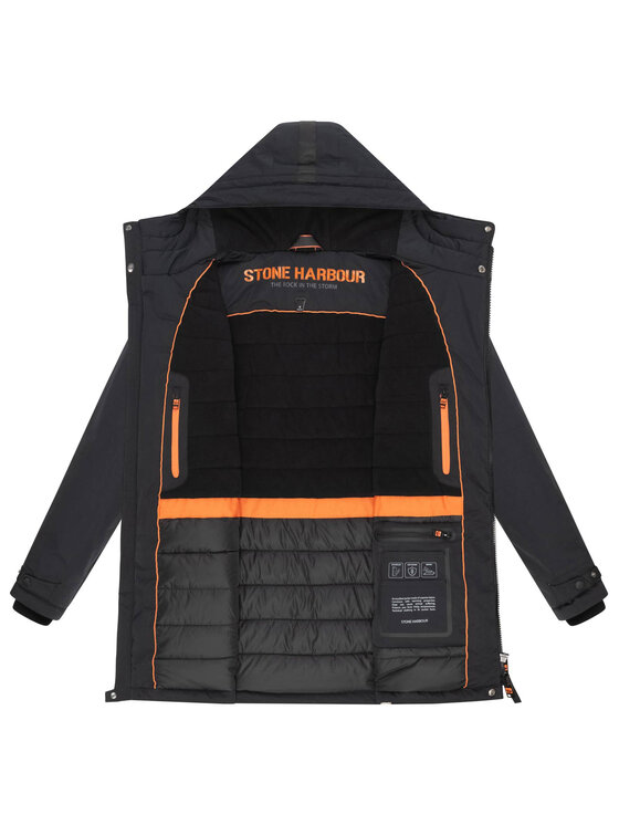Stone Harbour Stone Harbour Kurtka zimowa Fintaan Czarny Regular Fit