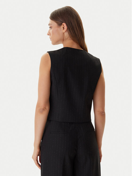 Guess Guess Жилетка за костюм W5BH52 W2422 Черен Regular Fit