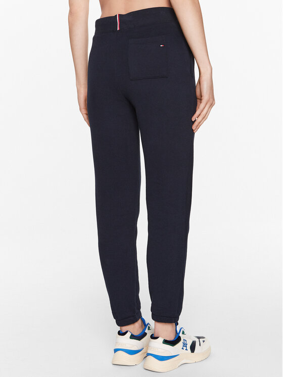 Tommy Hilfiger Tommy Hilfiger Melegítő alsó 1985 WW0WW38690 Sötétkék Tapered Fit