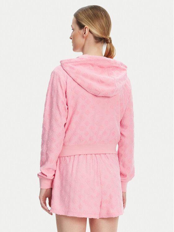 Guess Guess Felpa V5GQ00 KCT02 Rosa Regular Fit