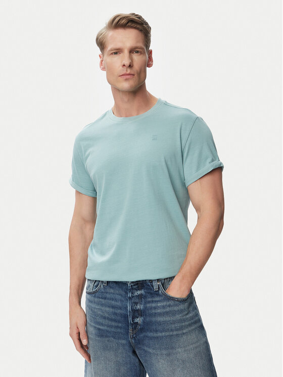 G-Star Raw G-Star Raw T-Shirt Lash D16396-2653 Τυρκουάζ Regular Fit