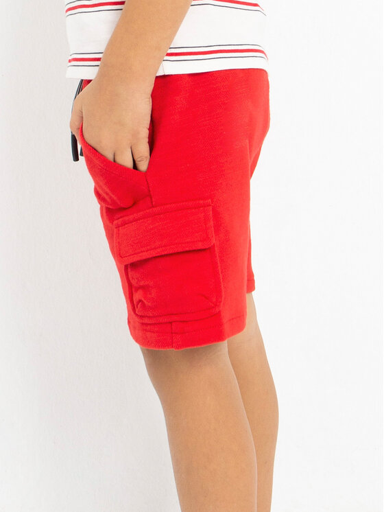 Mayoral Mayoral Pantaloncini di tessuto 3222 Rosso Regular Fit