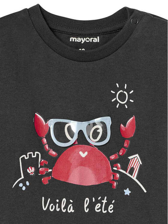 Mayoral Mayoral Tričko 1026 Sivá Regular Fit