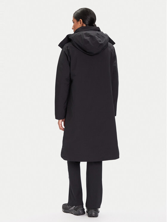 Jack Wolfskin Jack Wolfskin Зимове пальто Frost Haven A65090 Чорний Regular Fit