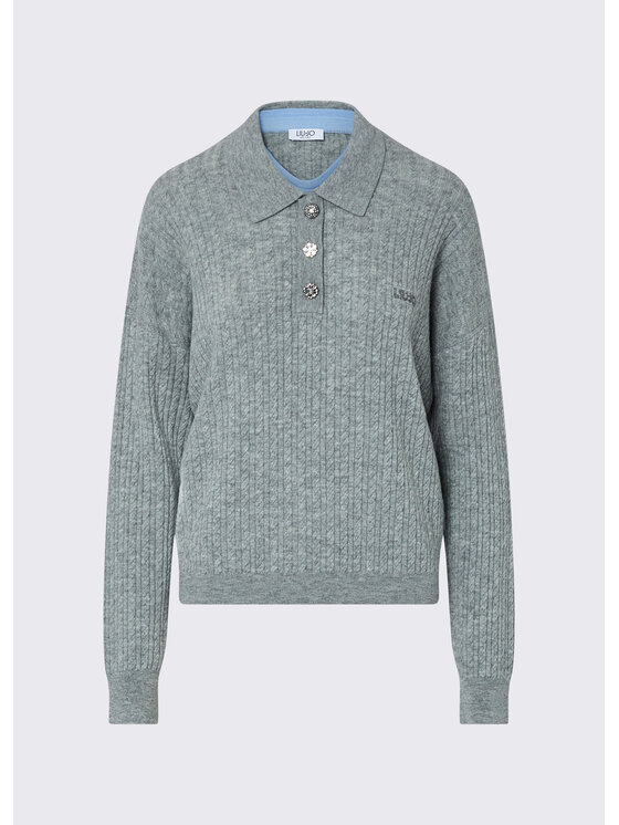 Liu Jo Liu Jo Maglione WF6109MA88RL9201 Grigio Regular Fit