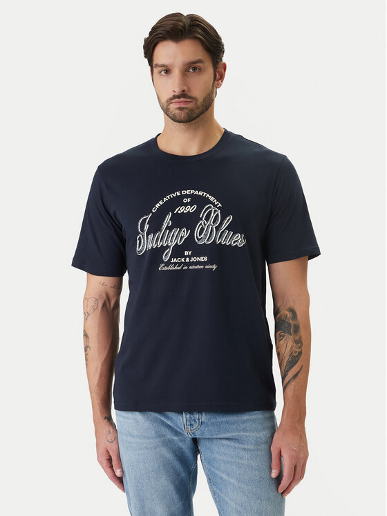 Jack & Jones Jack & Jones Tricou Earchive 12297673 Bleumarin Regular Fit