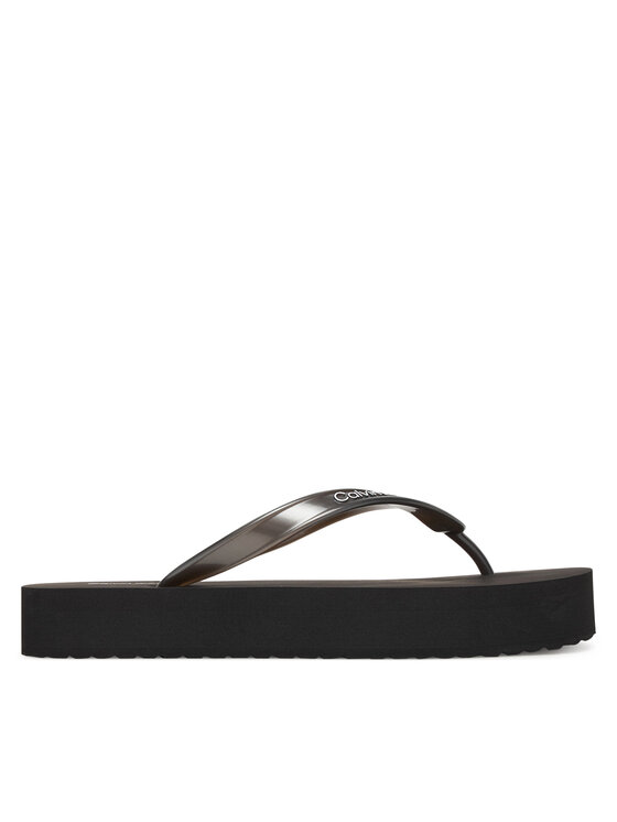 Calvin Klein Calvin Klein Flip-flops Flatform Flip Flop Met Tpu HW0HW03120 Fekete
