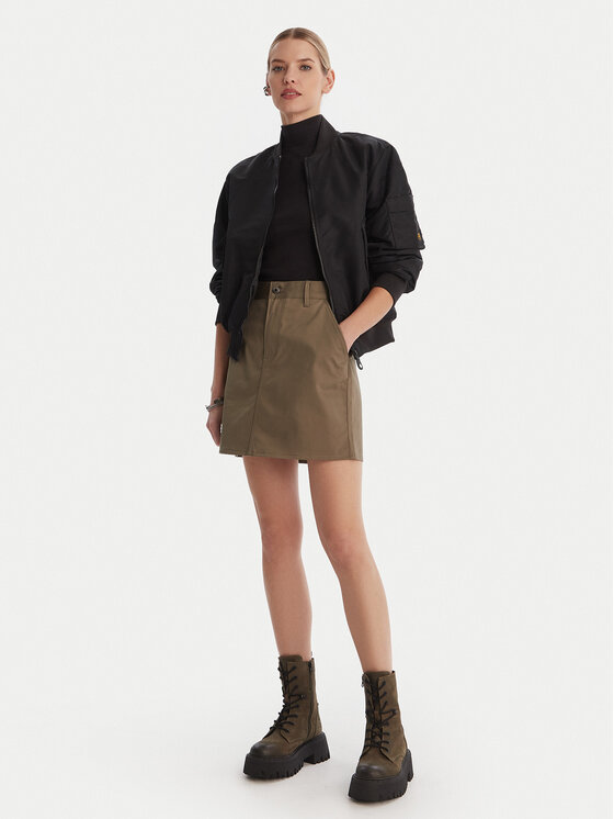 G-Star Raw G-Star Raw mini svārki D29095-5126 Haki Regular Fit