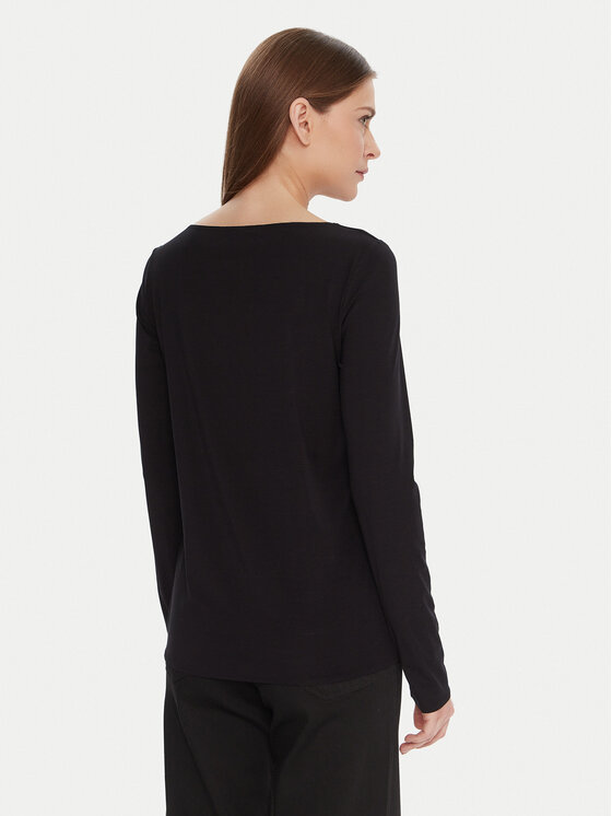 Wolford Wolford Bluză 53336 Negru Slim Fit
